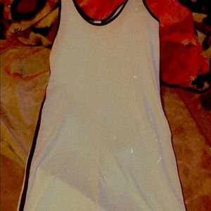 Nice black/white Midi dress never wore Brand new